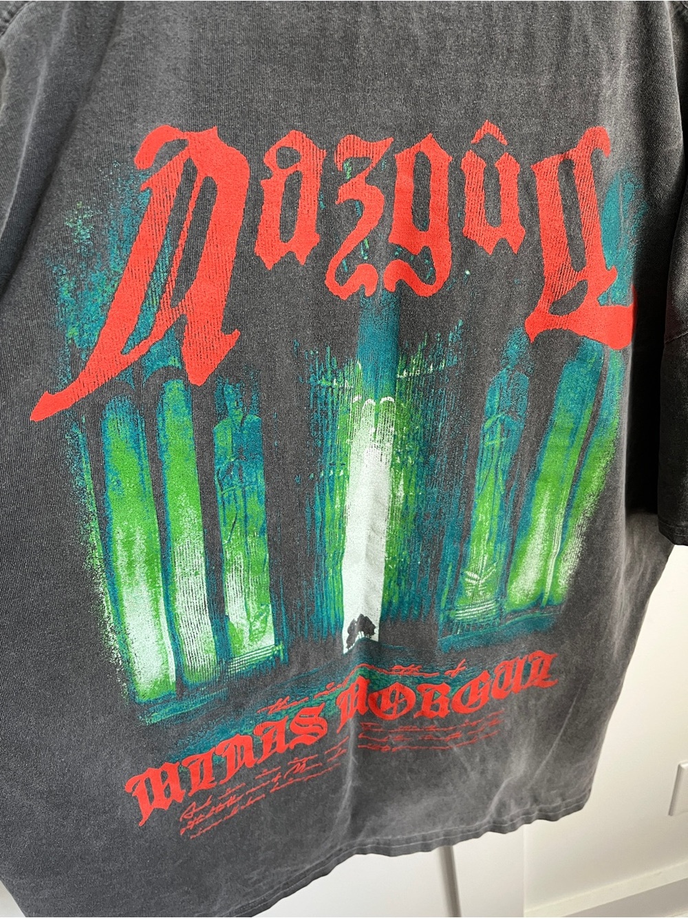 LOTR American Thrift Nazgûl Mordor Graphic Tee Men’s XL Heavyweight - Picture 5 of 7